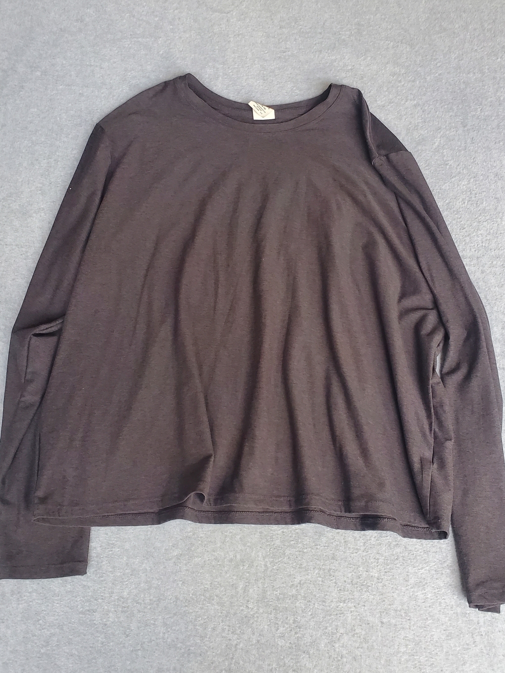 Athletic Works Black Long Sleeve Tee